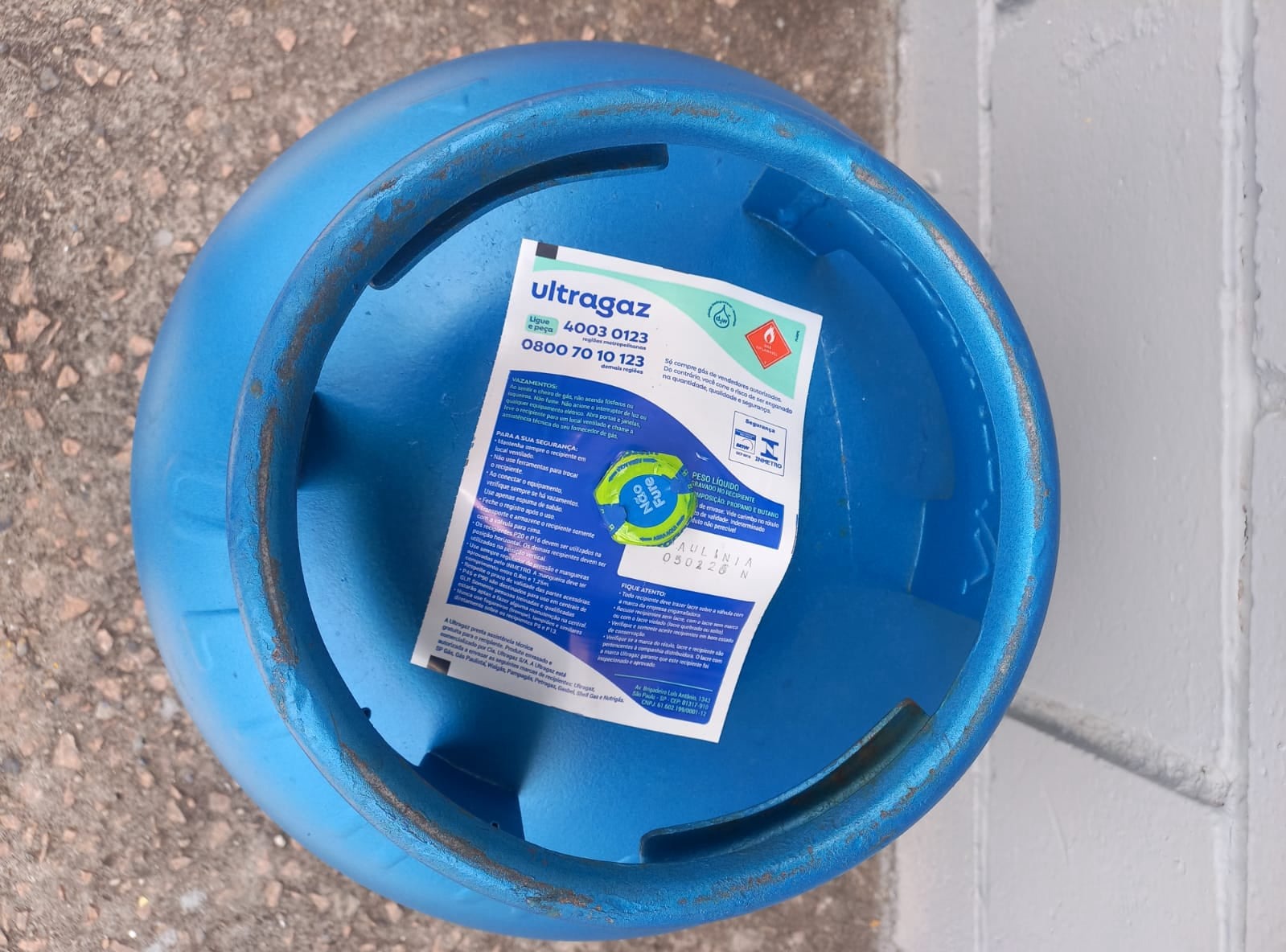 Gás de Cozinha ultragaz